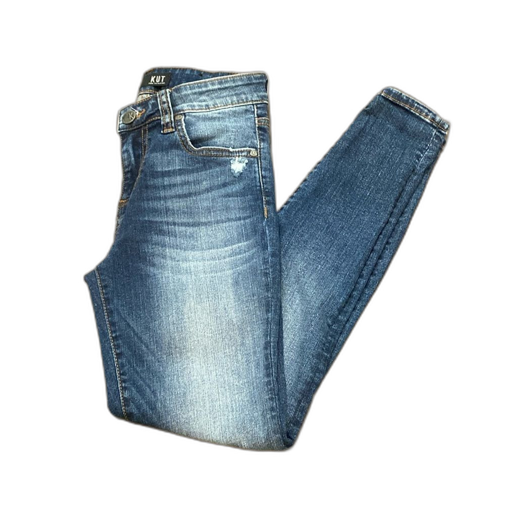 Kut From the Kloth Distressed Skinny Jeans